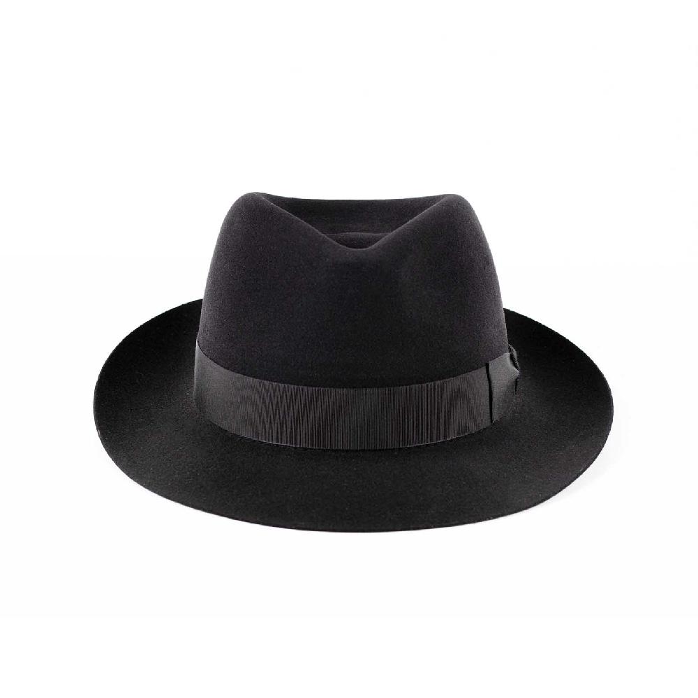 Rubinacci Fedora in lana nero Ultimi tre giorni