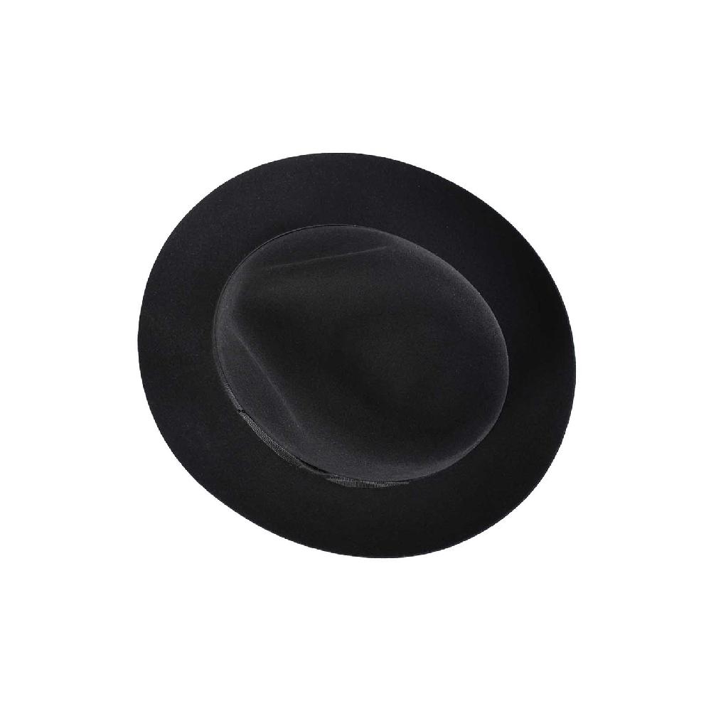 Rubinacci Fedora in lana nero Ultimi tre giorni