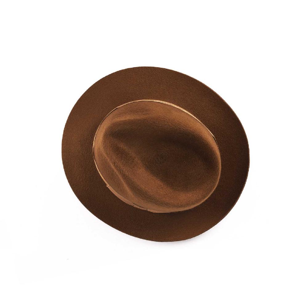 Rubinacci Fedora in cashmere tabacco Latest stili