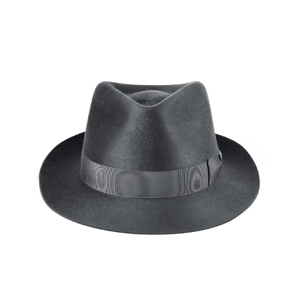 Rubinacci Fedora in cashmere fumo Ultimo giorno