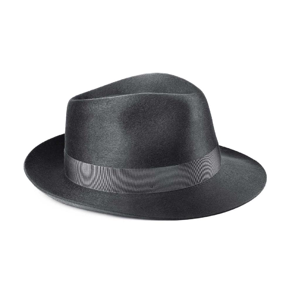Rubinacci Fedora in cashmere fumo Ultimo giorno
