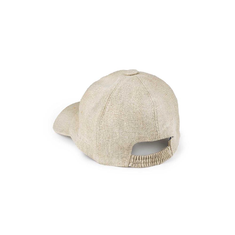 Rubinacci Cappello baseball in lino beige Fino al 60% di sconto