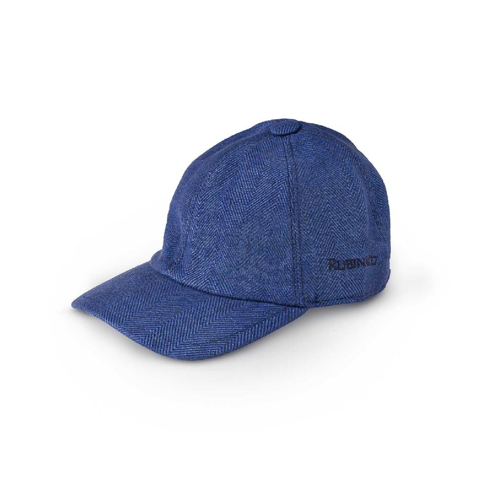 Rubinacci Cappello baseball in lino jeans Fino al 65% di sconto