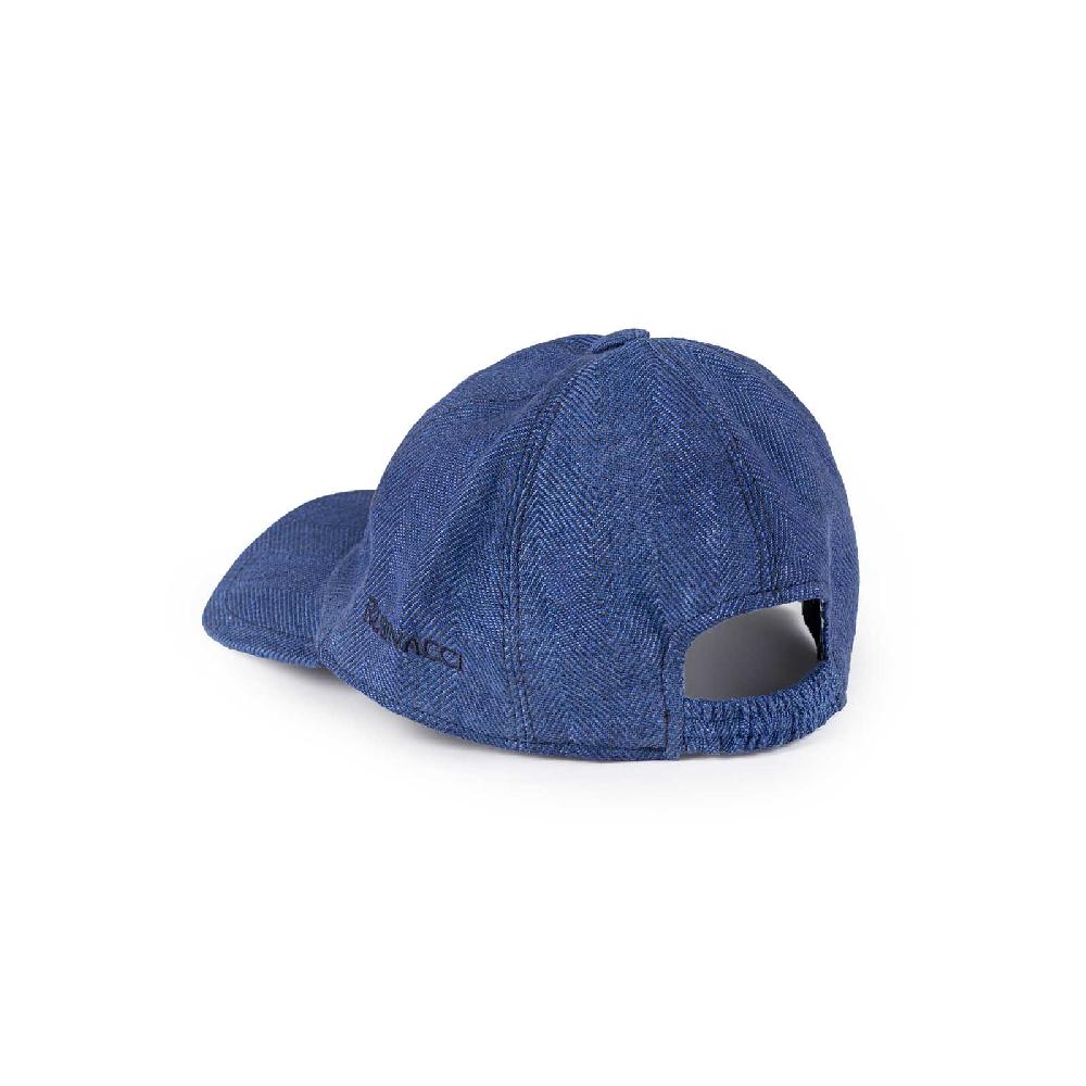 Rubinacci Cappello baseball in lino jeans Fino al 65% di sconto