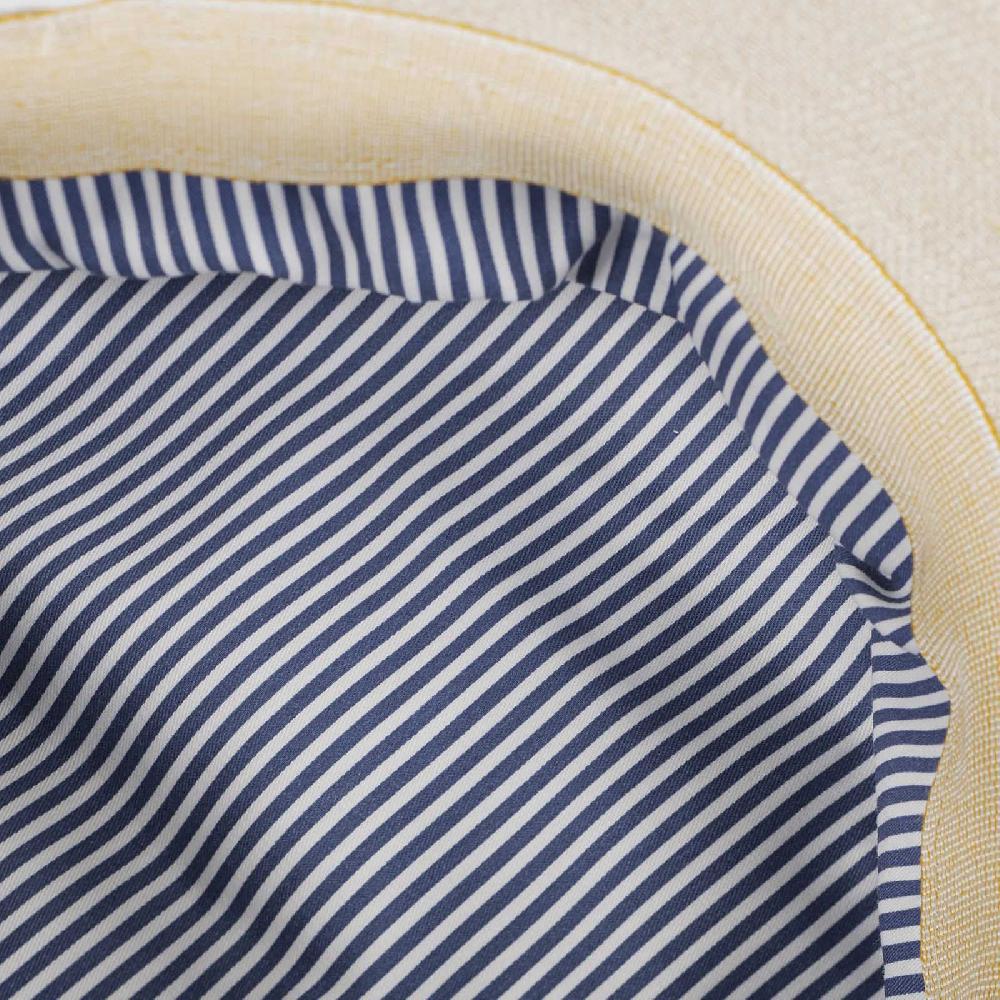 Rubinacci Coppola in lino beige Sostegno trimestrale