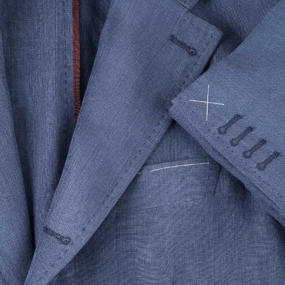 Rubinacci Giacca in lino denim Novità