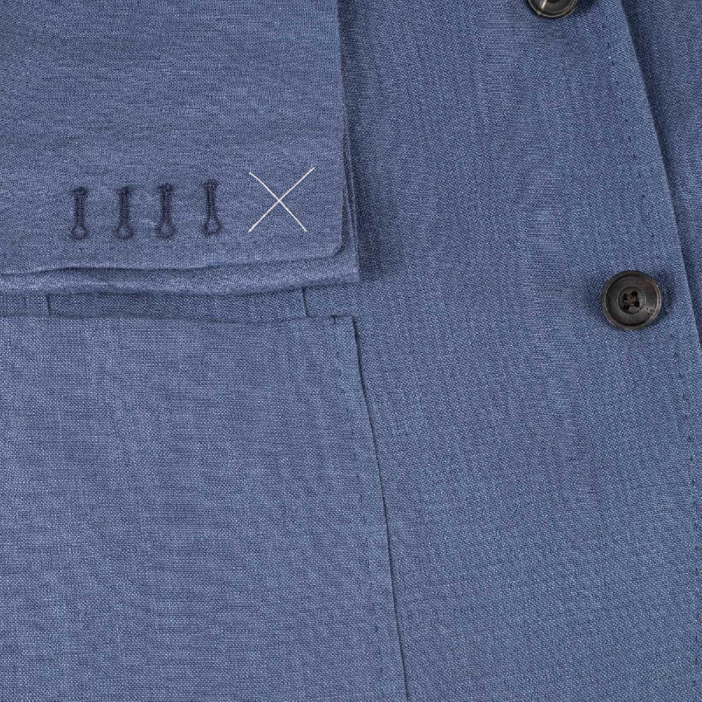 Rubinacci Giacca in lino denim Novità