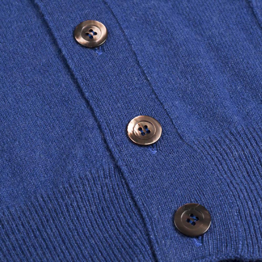 Rubinacci Gilet in cashmere ceruleo Offerte