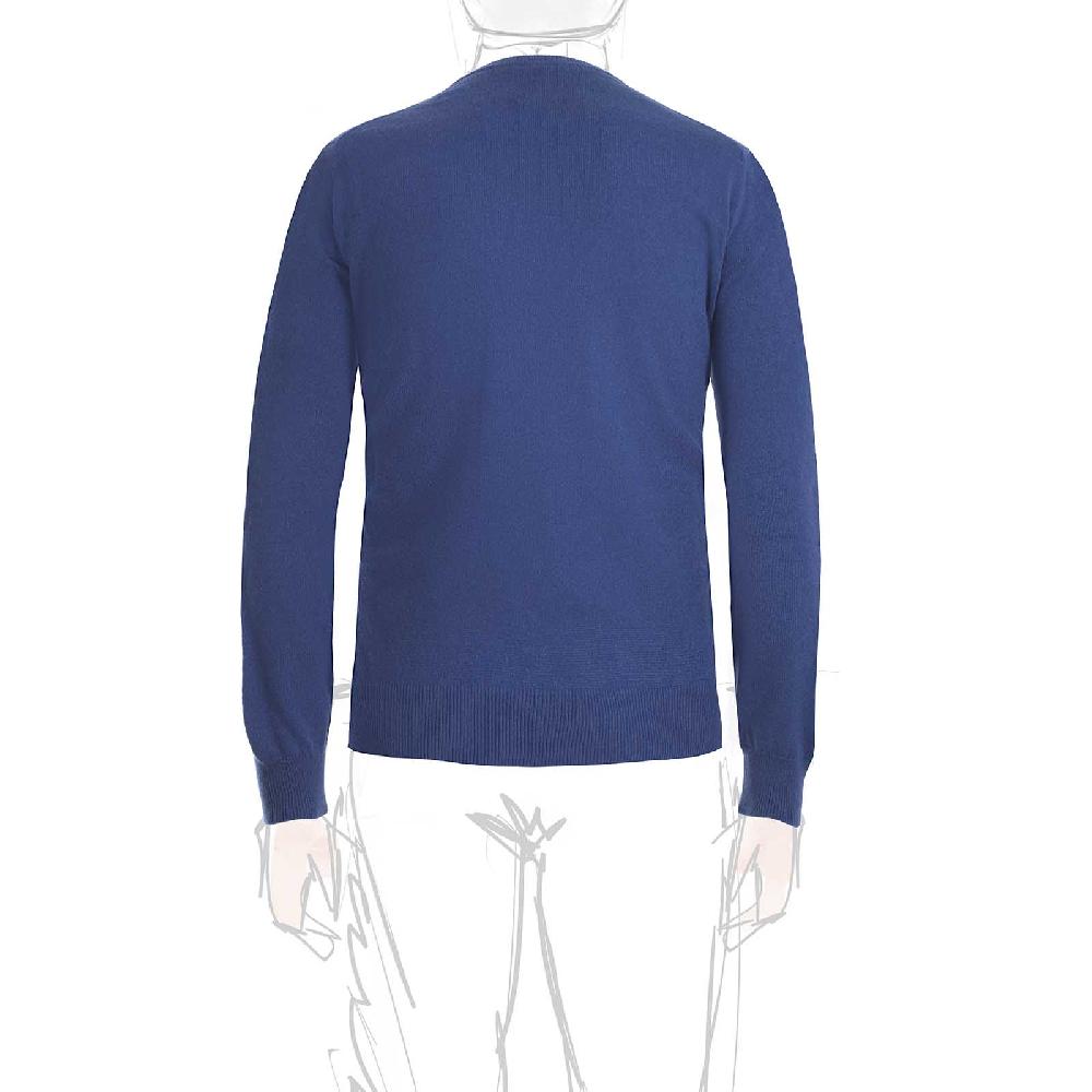 Rubinacci Girocollo in cashmere ceruleo I Più Venduti
