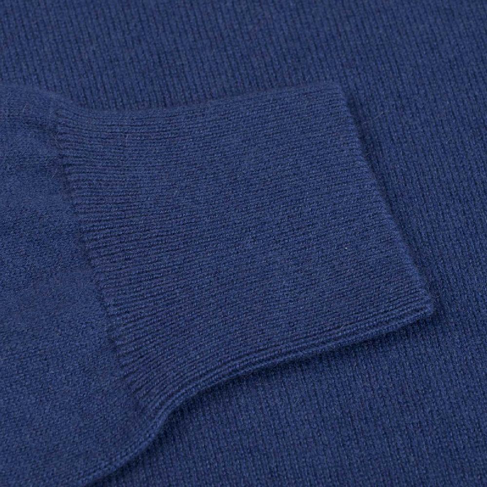 Rubinacci Girocollo in cashmere ceruleo I Più Venduti