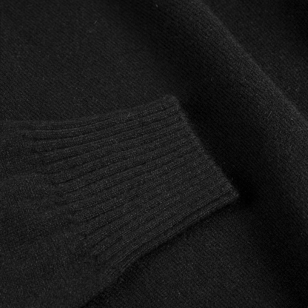 Rubinacci Collo alto cashmere nero Moda