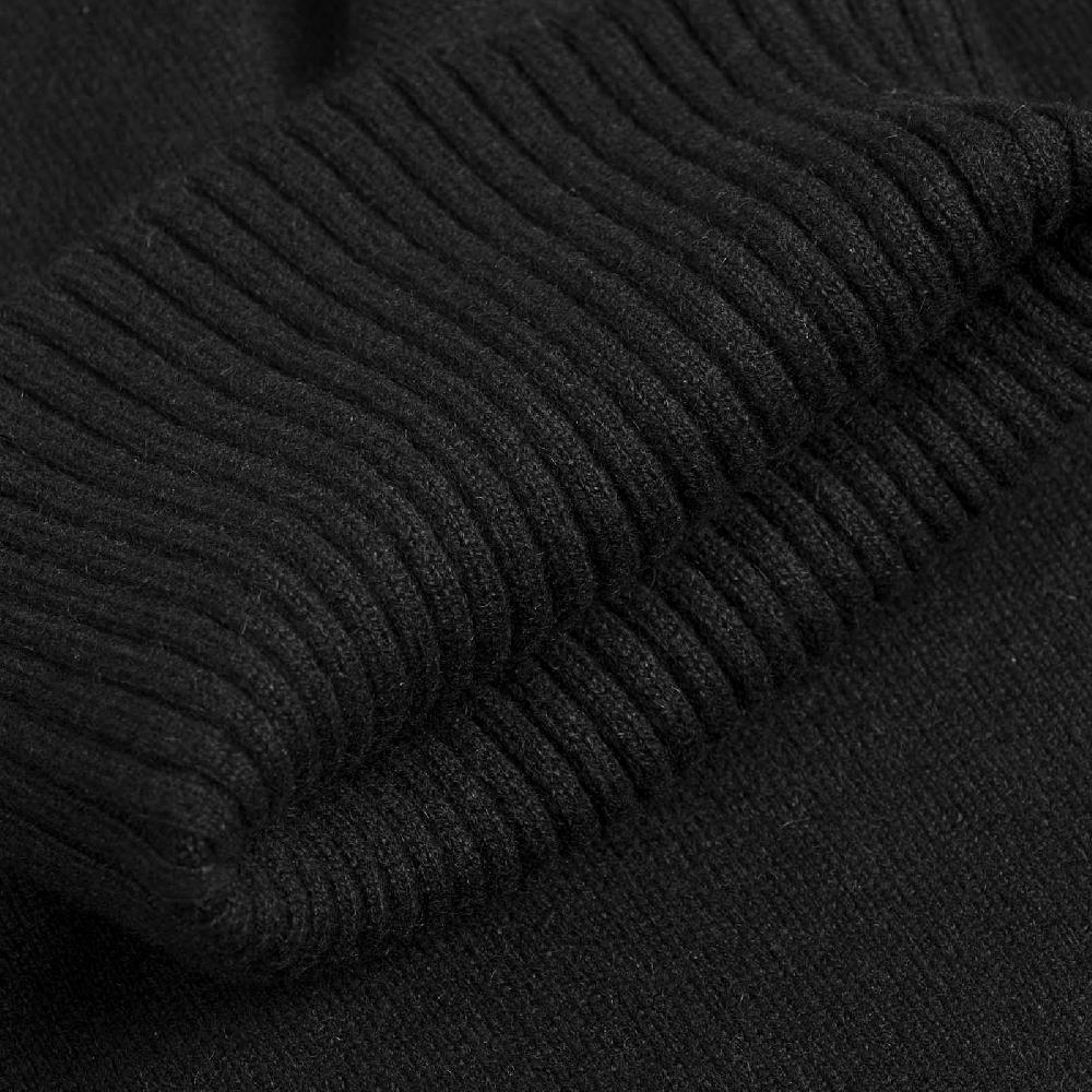 Rubinacci Collo alto cashmere nero Moda