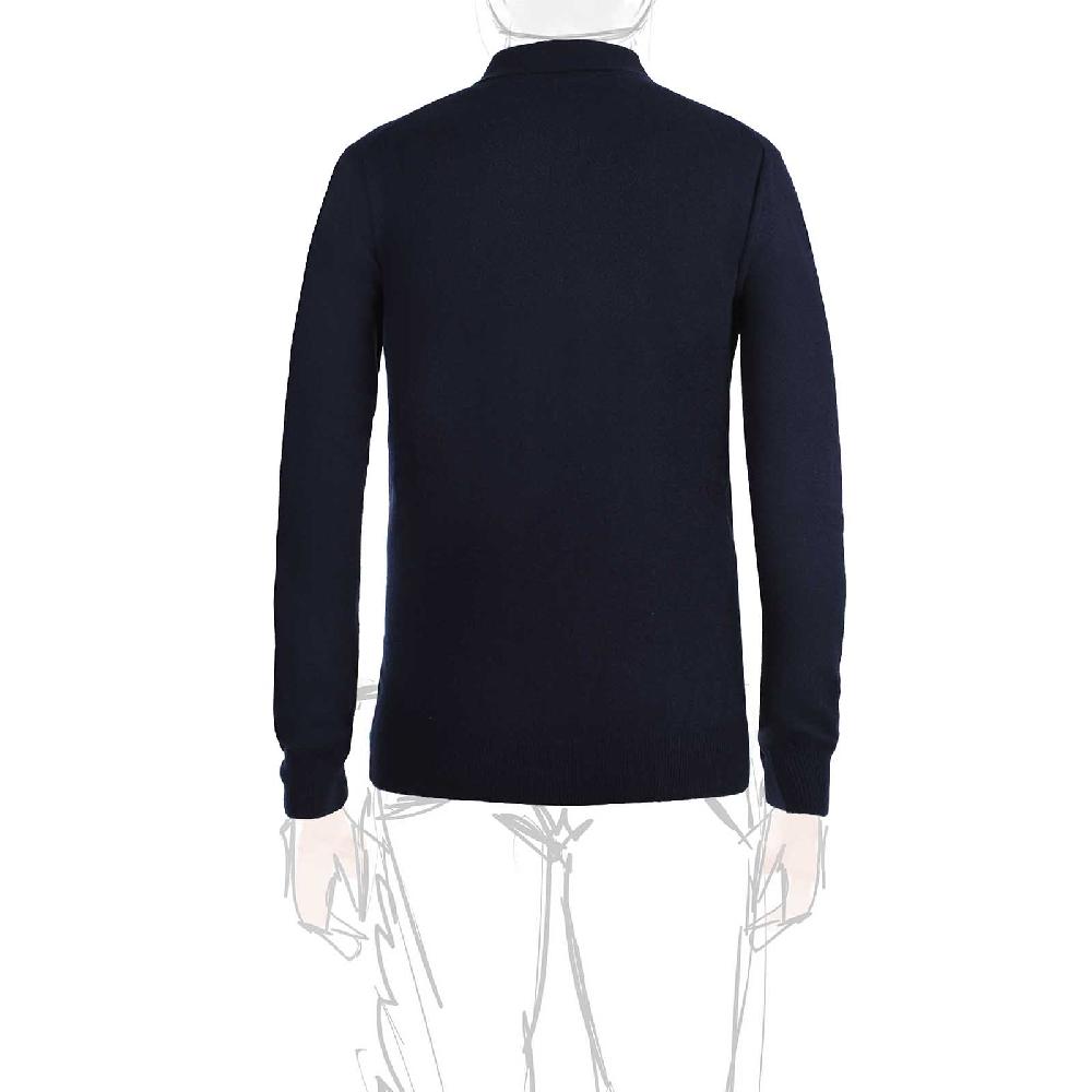 Rubinacci Polo in cashmere blu navy Offerta speciale