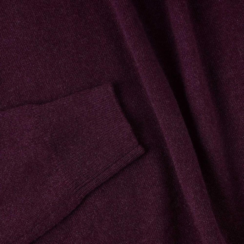 Rubinacci Polo in cashmere vino Comprare a buon mercato