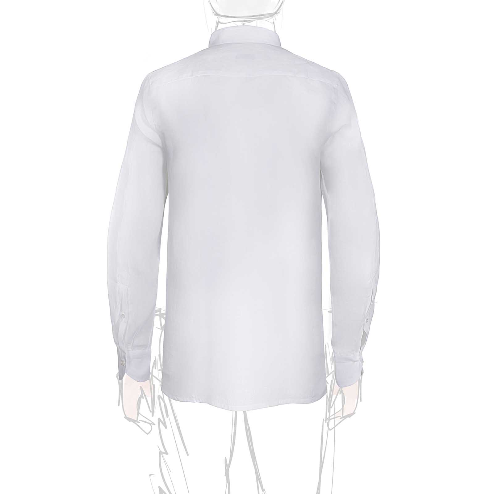 Rubinacci Polo guru in lino bianco Black Friday