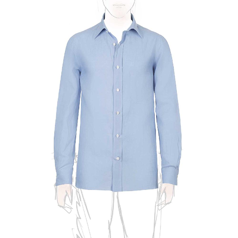 Rubinacci Camicia lino azzurra Cyber Monday