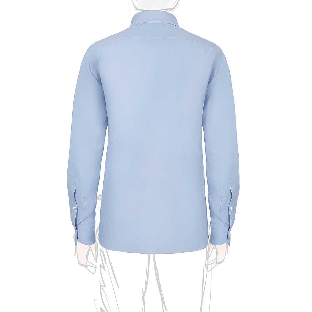 Rubinacci Camicia lino azzurra Cyber Monday