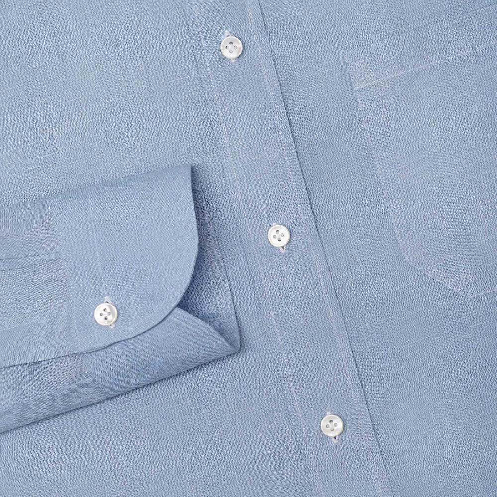 Rubinacci Camicia lino azzurra Cyber Monday