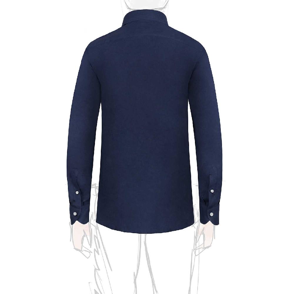 Rubinacci Camicia lino bluette Offerta natalizia