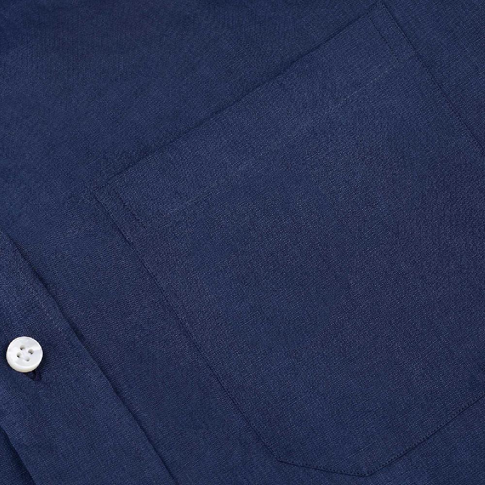 Rubinacci Camicia lino bluette Offerta natalizia
