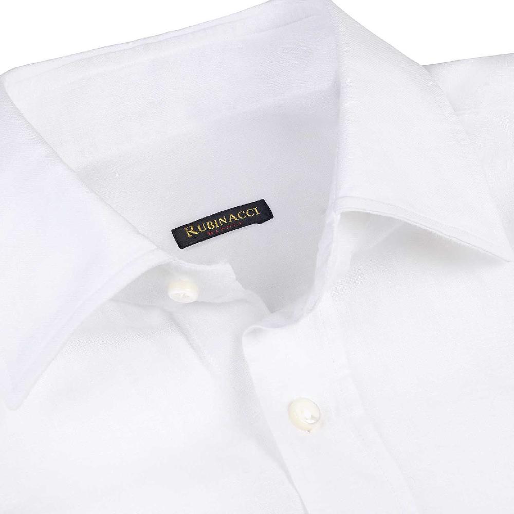 Rubinacci Camicia lino bianca Offerta Pasqua