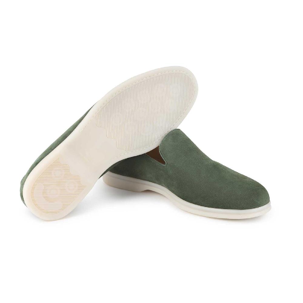 Rubinacci Sailing shoes verde Vendita calda