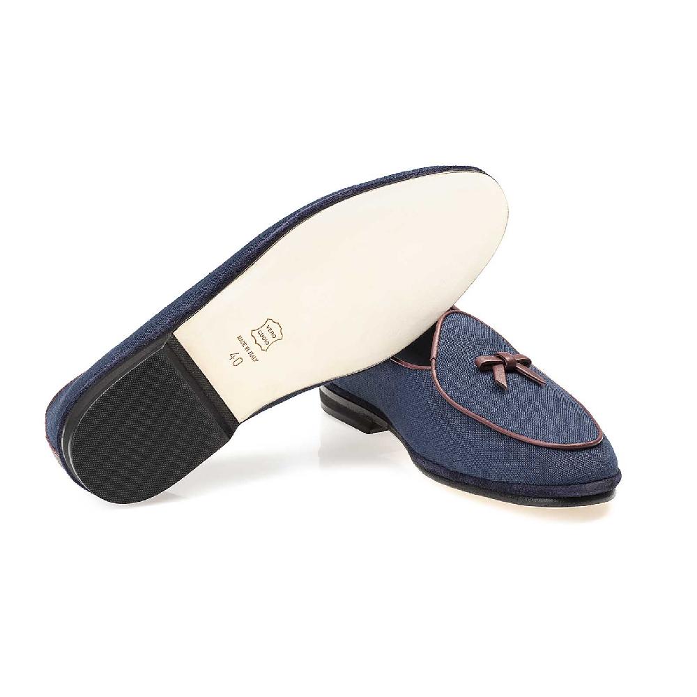 Rubinacci Marphy lino blu Lightning offer