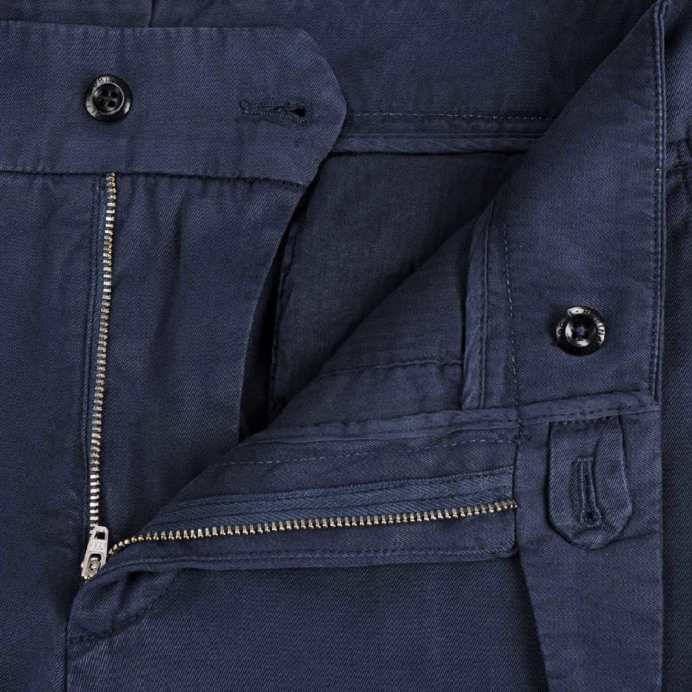 Rubinacci Pantalone genny in cotone blu Super Saving Price