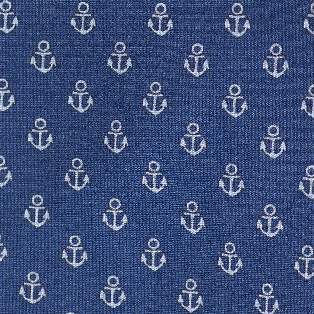 Rubinacci Cravatta in twill di seta con stampa ancora celeste Fino al 60% di sconto