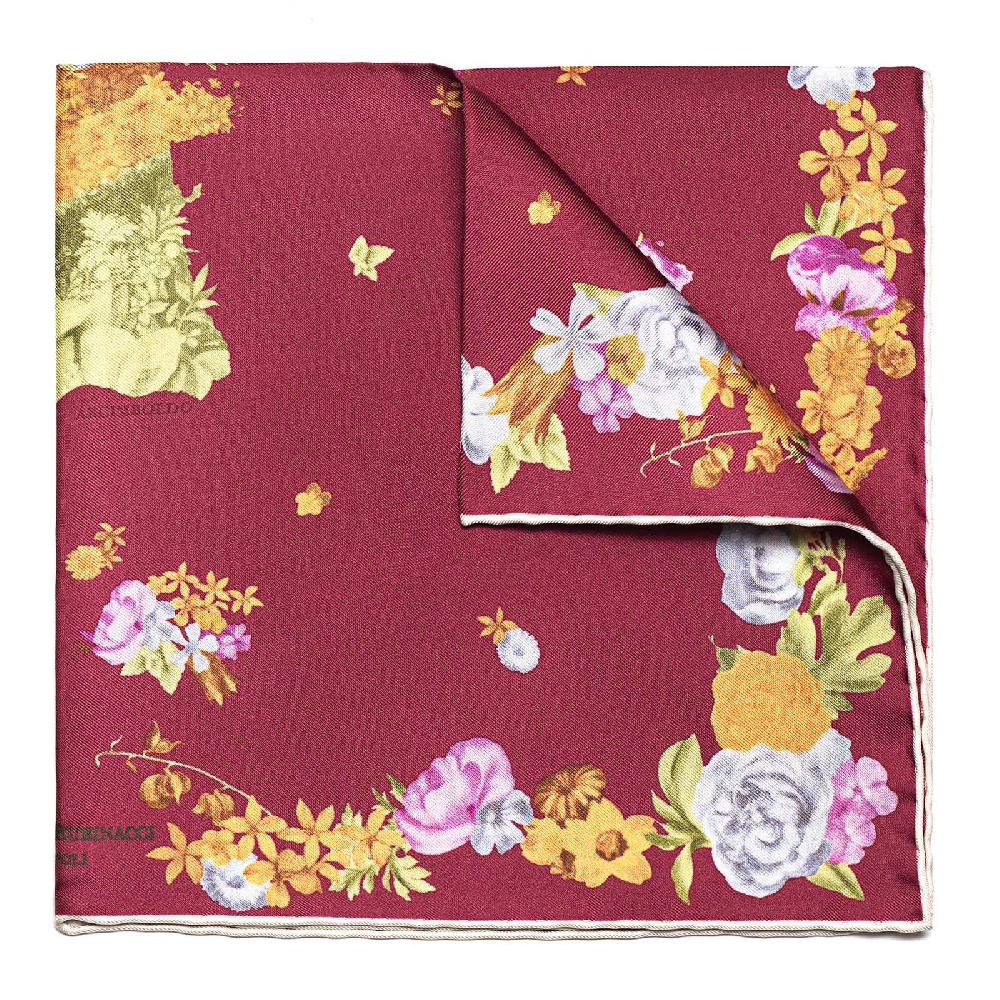 Rubinacci Pochette arcimboldo bordeaux 50% di sconto per tempo limitato