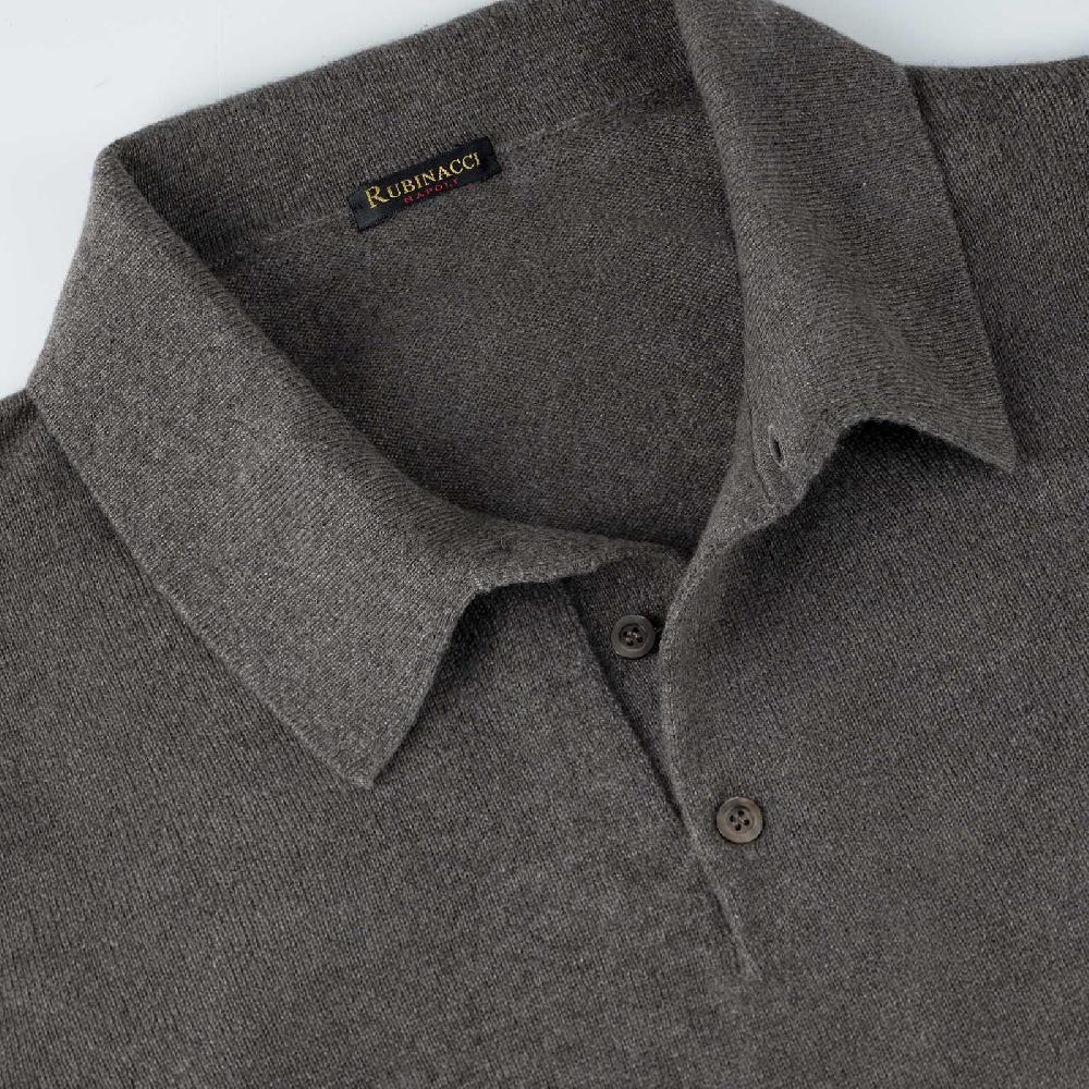 Rubinacci Polo in cashmere fango I Più Venduti