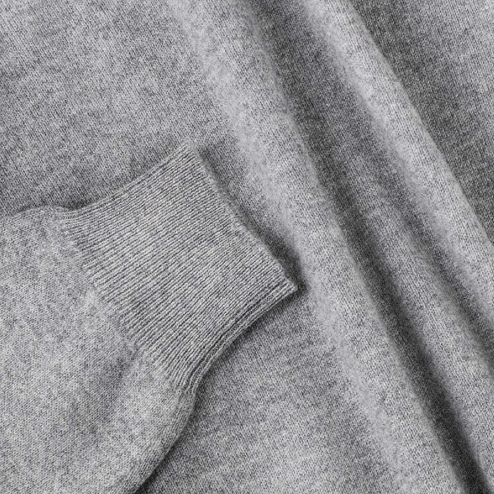Rubinacci Polo in cashmere grigio Vendite Flash