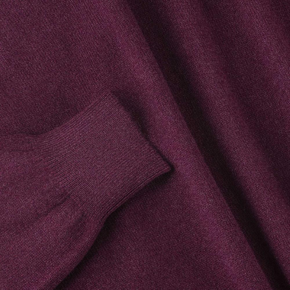 Rubinacci Polo in cashmere vino Negozio