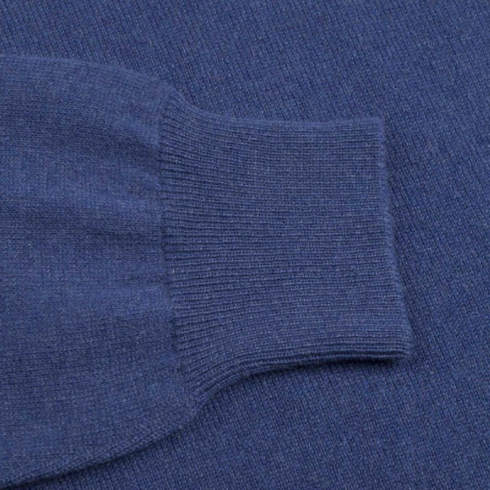 Rubinacci Polo in cashmere ceruleo Spedizione gratuita