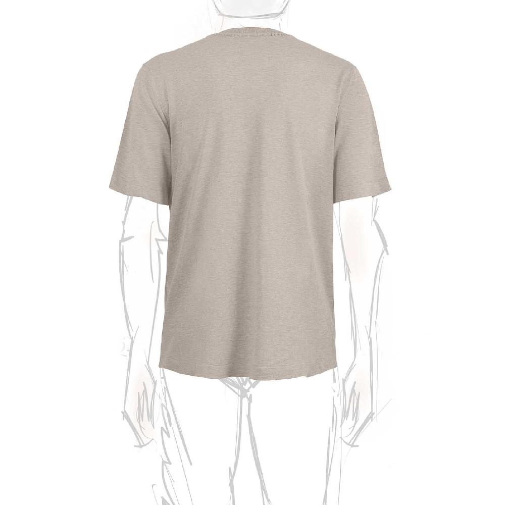 Rubinacci T-Shirt cotone beige Prezzo di fabbrica