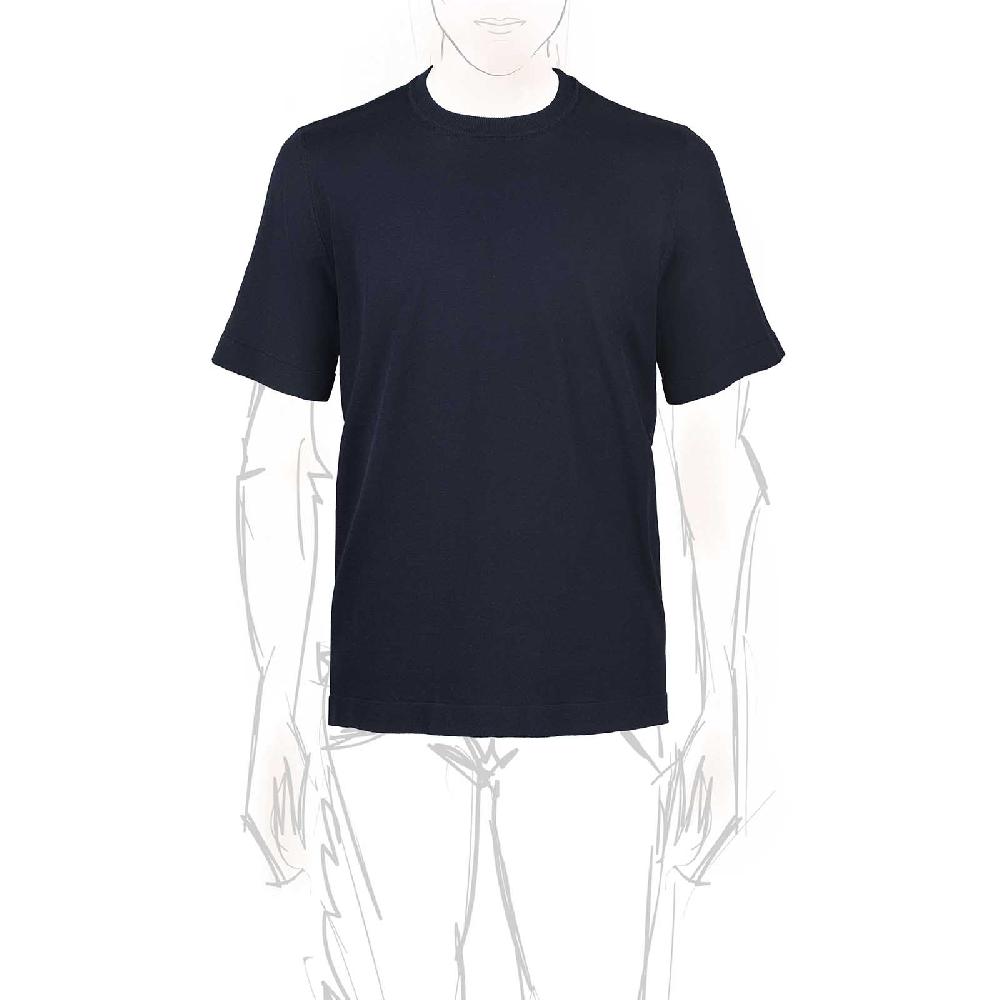 Rubinacci T-Shirt cotone blu Flash Sale