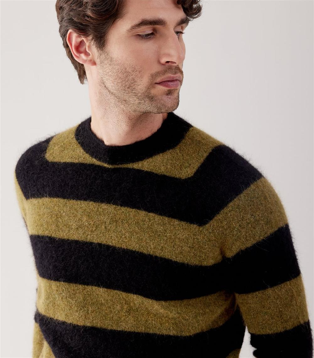 S.Moritz GIROCOLLO RIGHE MOHAIR Saldi