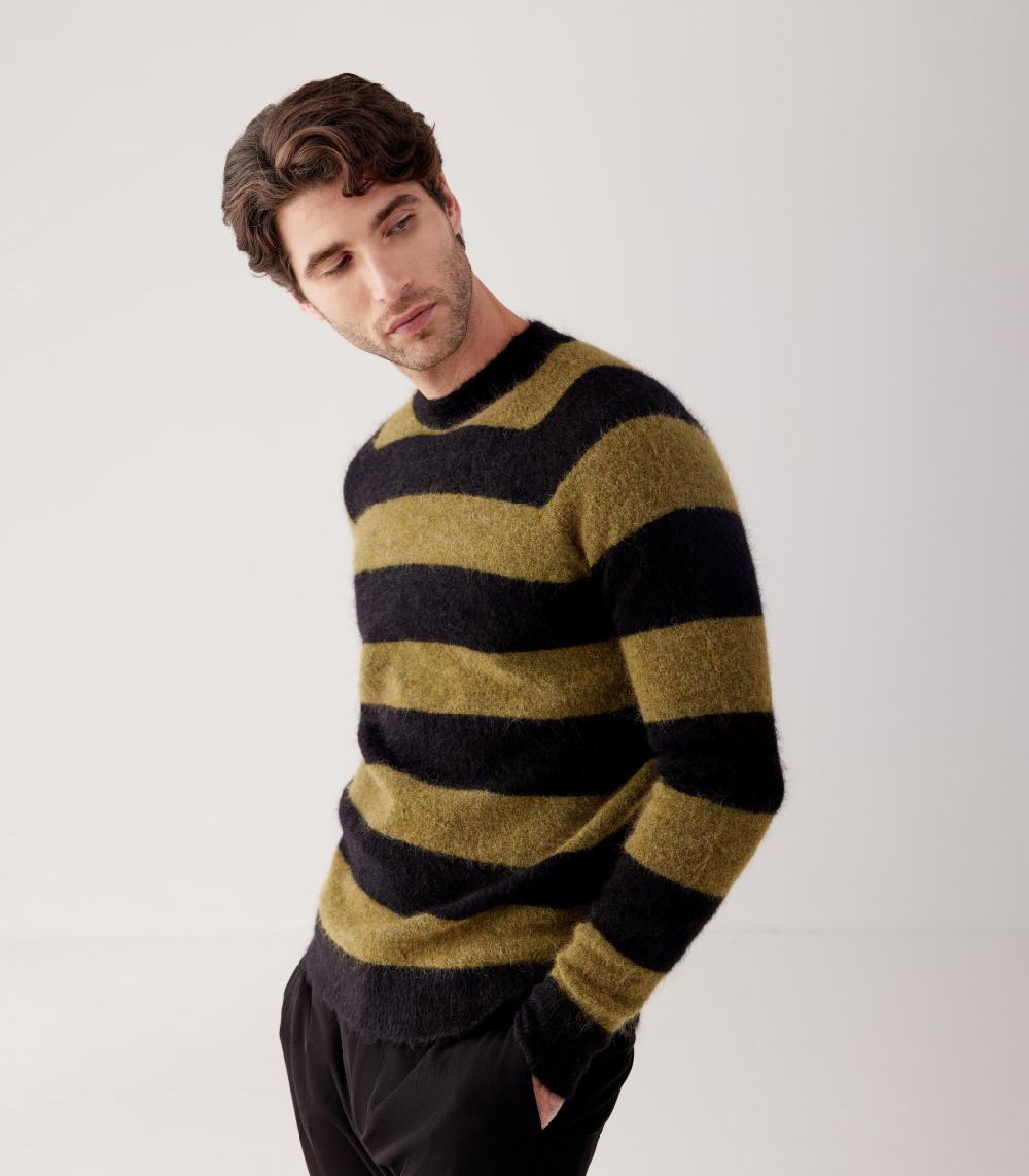 S.Moritz GIROCOLLO RIGHE MOHAIR Saldi