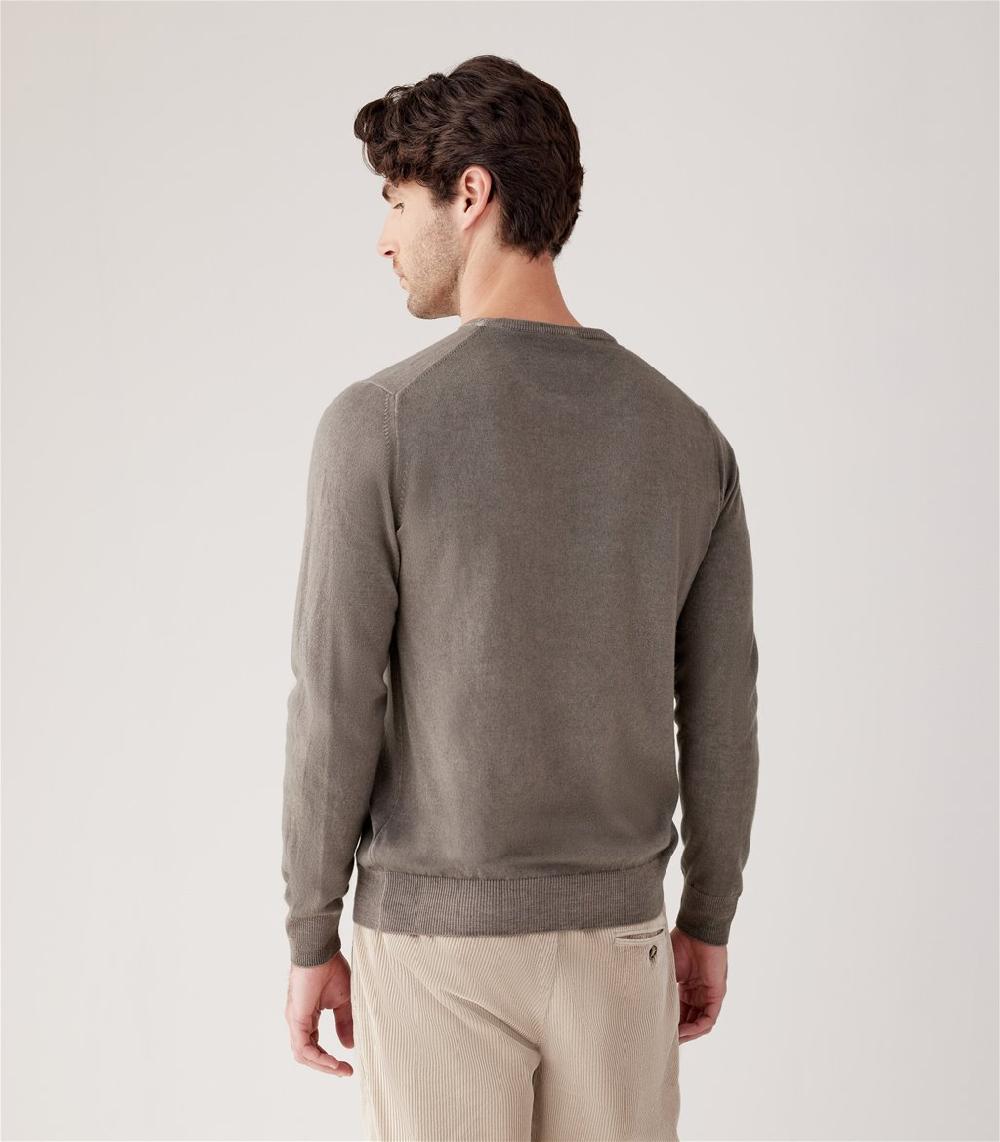 S.Moritz GIROCOLLO LANA SETA CASHMERE Saldi Di Fabbrica