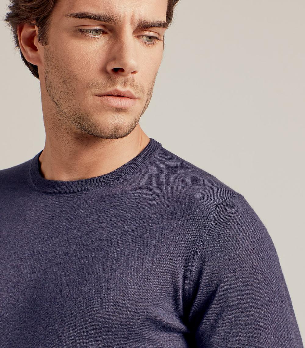 S.Moritz GIROCOLLO LANA SETA CASHMERE - AVIO Italy