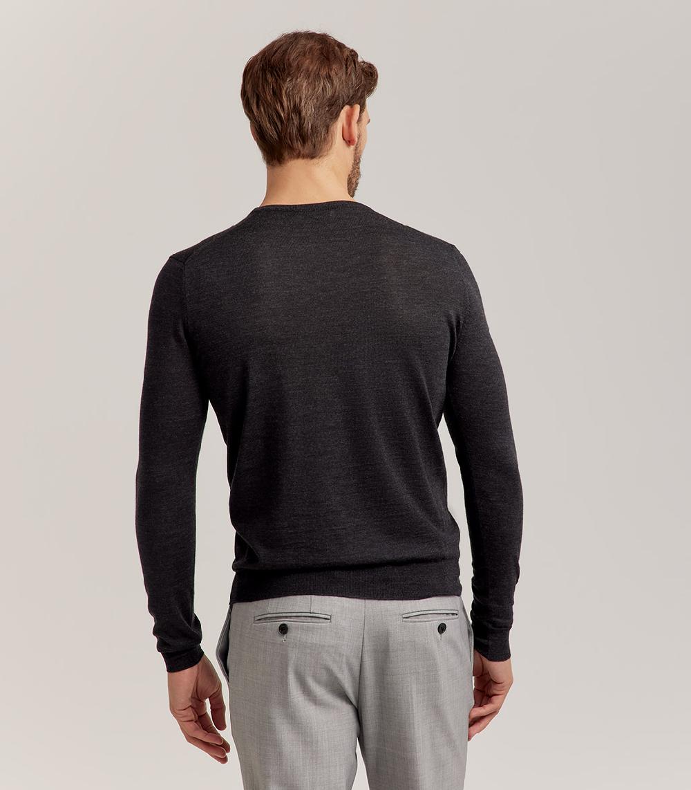 S.Moritz GIROCOLLO ROYAL MERINO - GRIGIO ANTRACITE Promozione