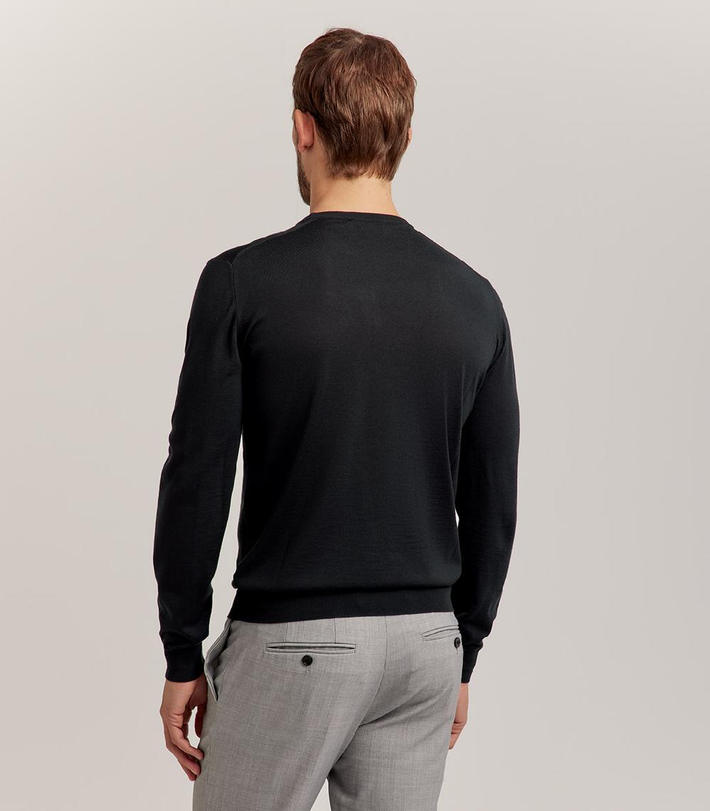 S.Moritz GIROCOLLO ROYAL MERINO - VERDE SCURO Spedizione Gratuita