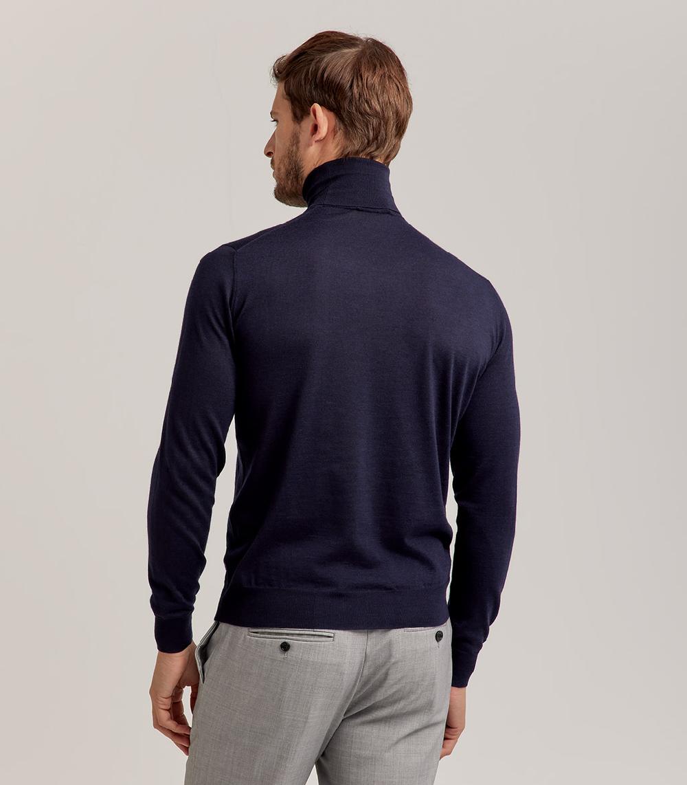 S.Moritz DOLCEVITA LANA SETA CASHMERE - BLU NAVY Negozi Online