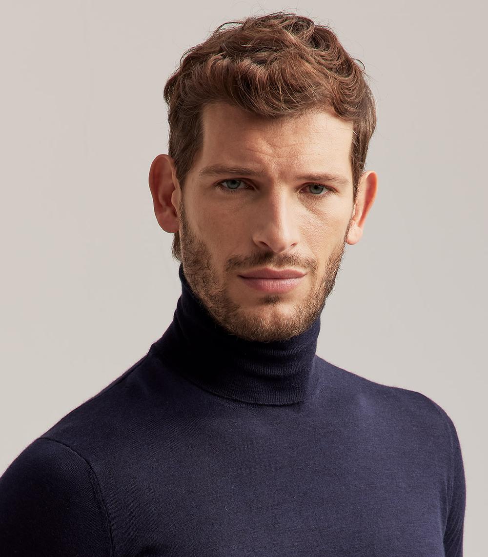 S.Moritz DOLCEVITA LANA SETA CASHMERE - BLU NAVY Negozi Online