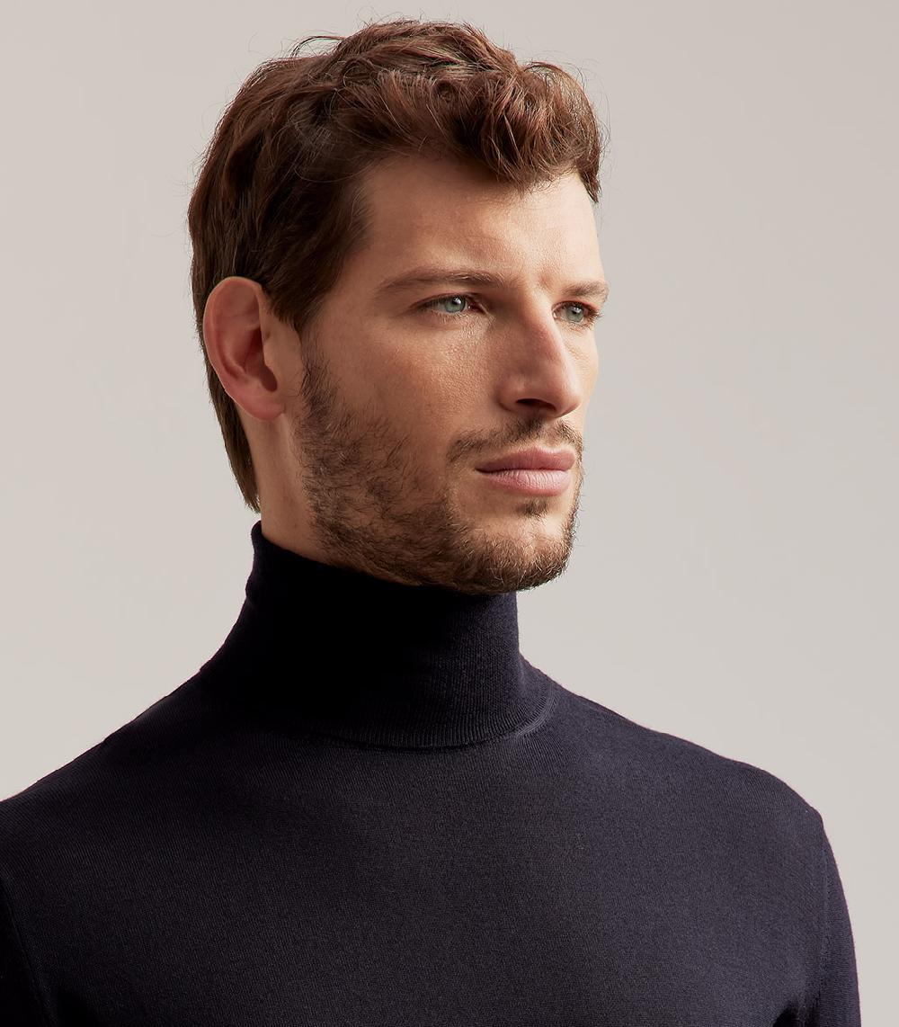 S.Moritz DOLCEVITA ROYAL MERINO - BLU NAVY Economico