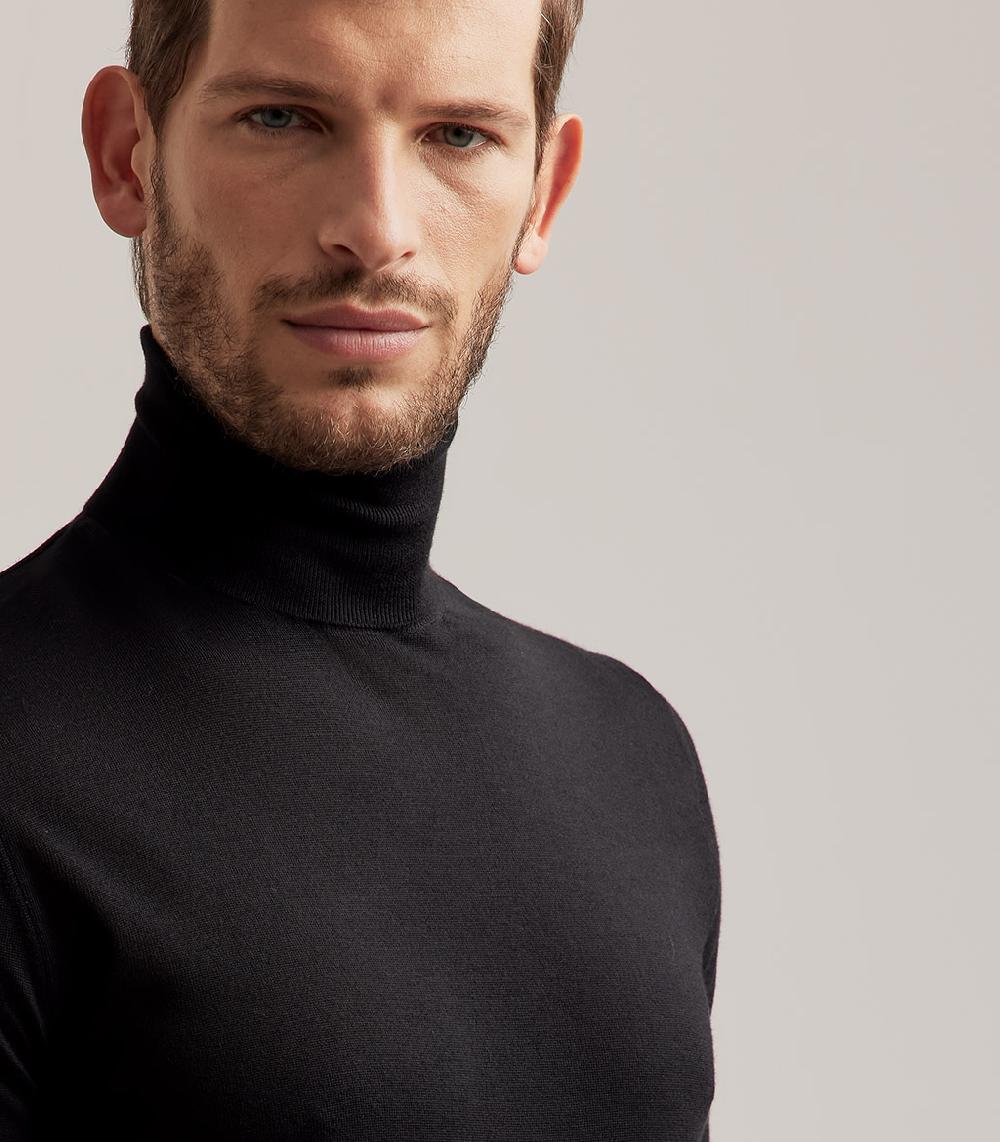 S.Moritz DOLCEVITA ROYAL MERINO - NERO Outlet