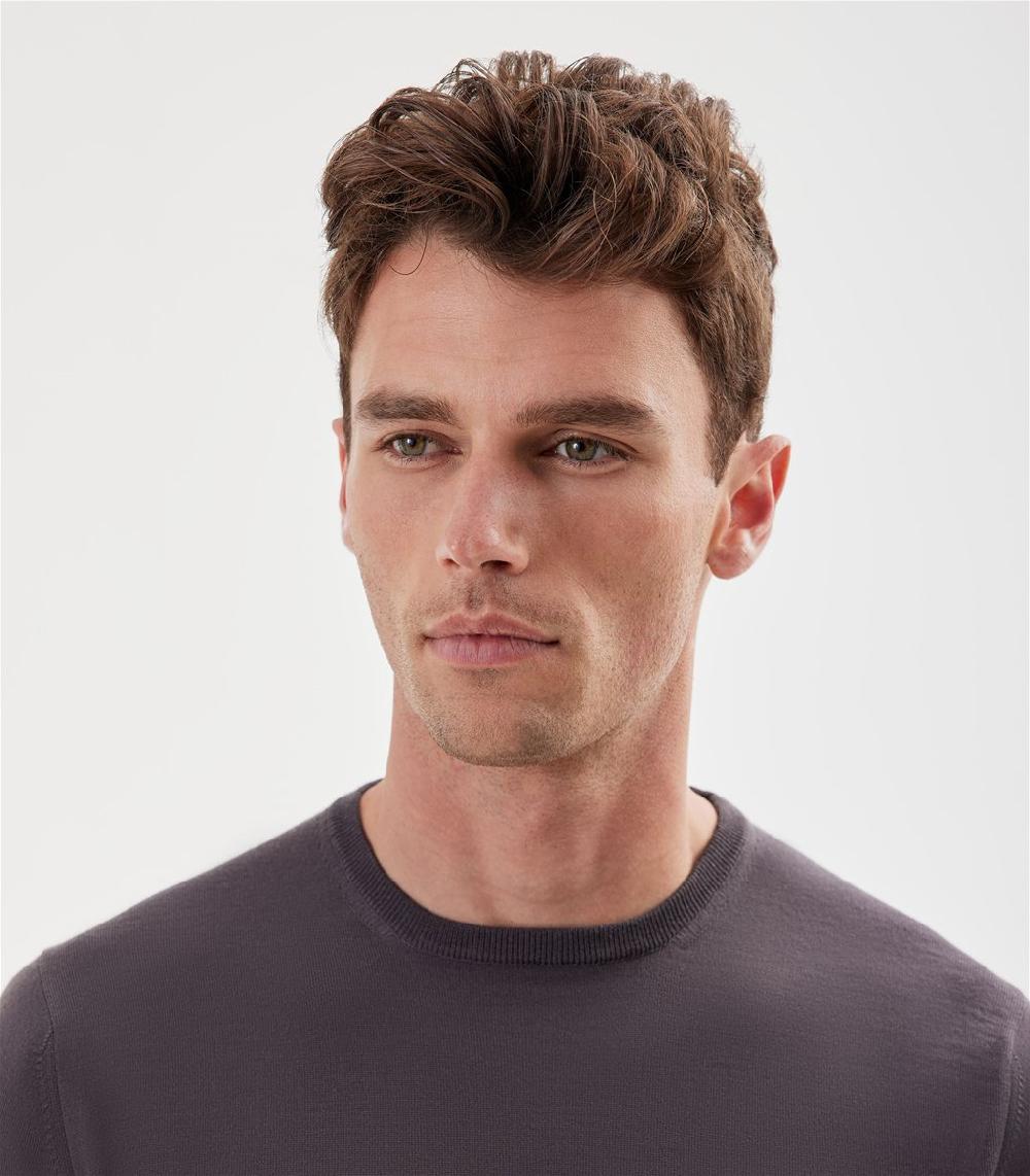S.Moritz Maglia girocollo da uomo royal merino | S.Moritz Sito Ufficiale Italia