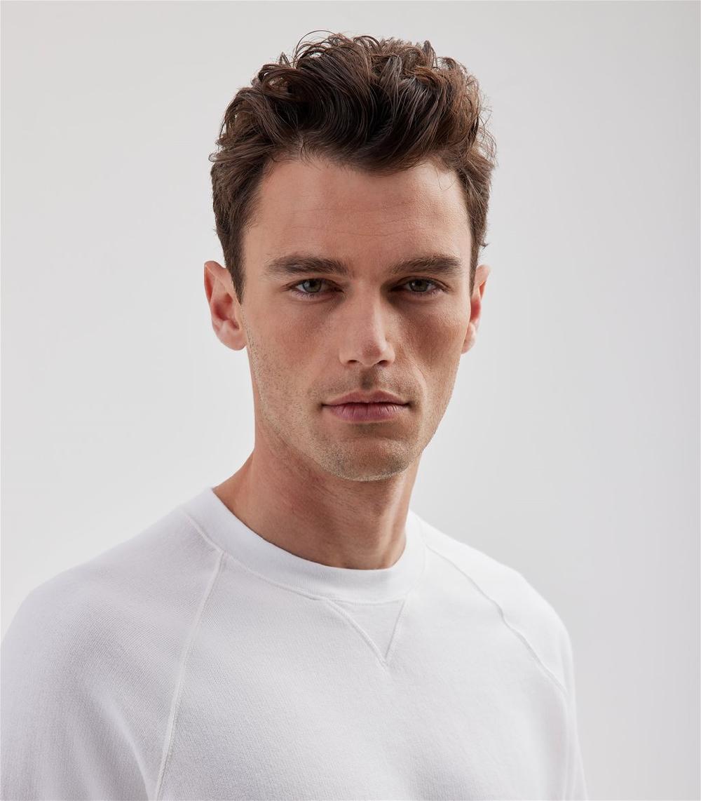 S.Moritz Felpa raglan da uomo off white | S.Moritz Sito Ufficiale Acquista Ora