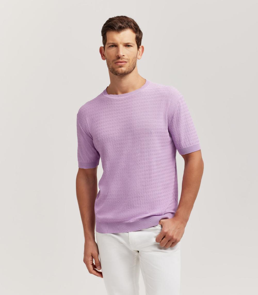 S.Moritz GIROCOLLO OVER ZIG ZAG - COTONE Saldi