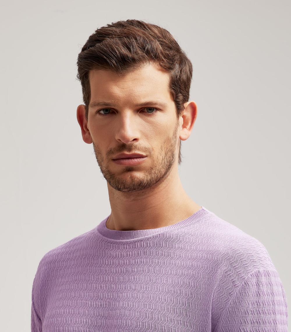 S.Moritz GIROCOLLO OVER ZIG ZAG - COTONE Saldi
